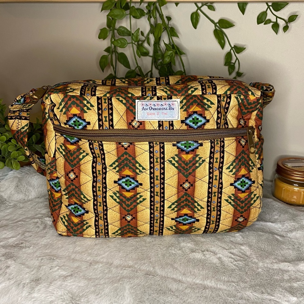 Multicolor Western Print Shoulder Purse-100% Durable Cotton